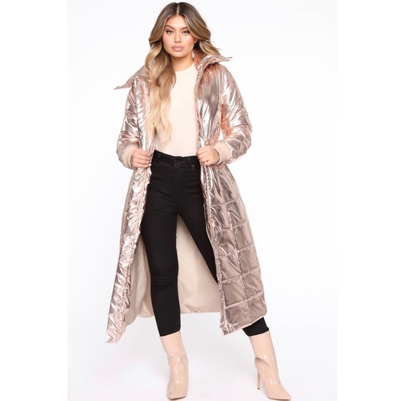 Fashion Nova Jackets & Blazers - 🆕 Fashion Nova Rose Gold Puffer